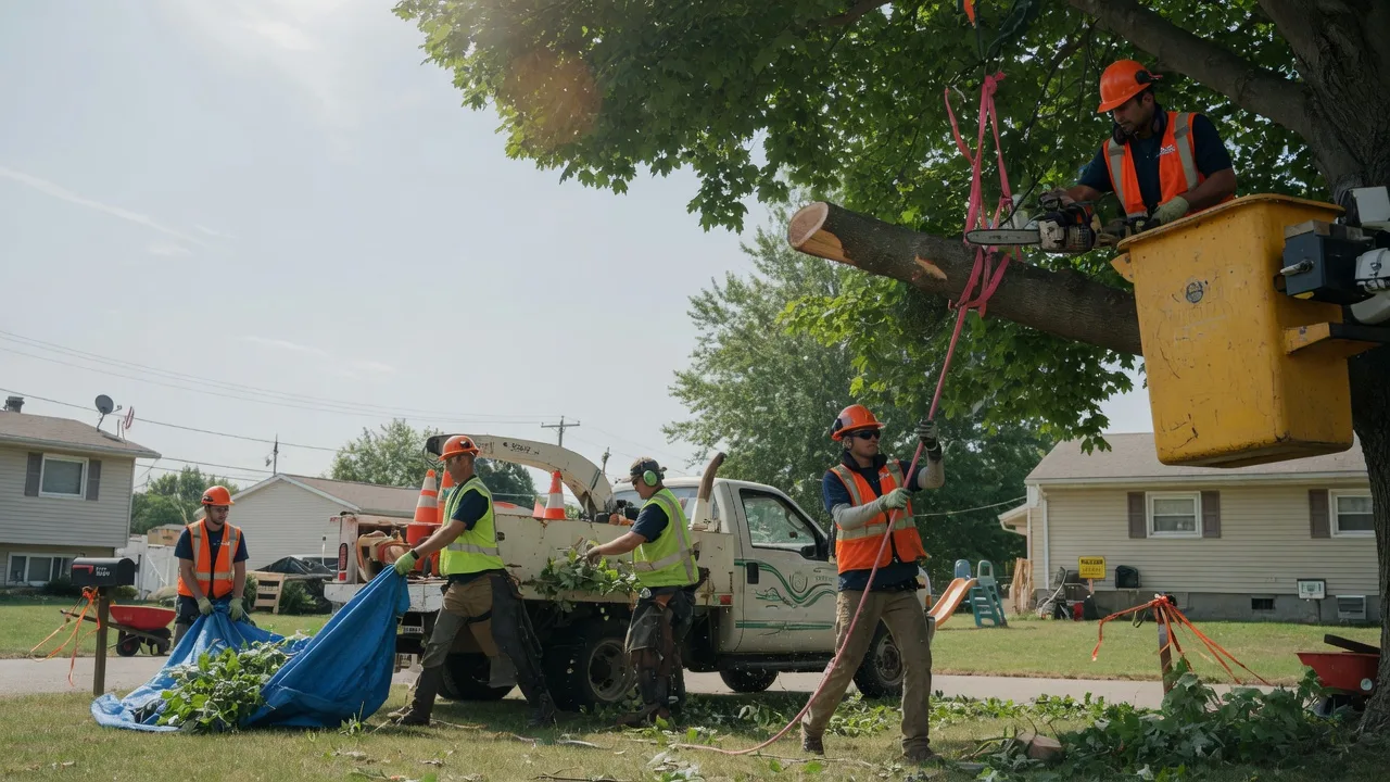 Tree Stabilization in West Alton, MO